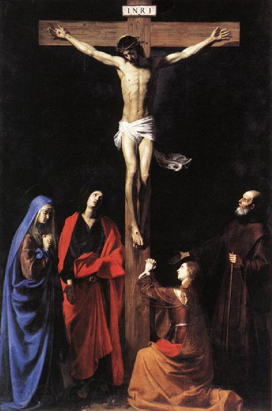 TOURNIER, Nicolas Crucifixion set Norge oil painting art